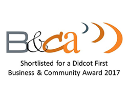 Didcot First - Shortlisted for a Didcot First Business & Community Award 2017