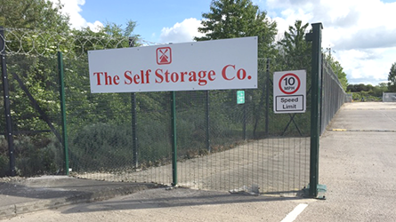 The Self Storage Co Didcot Sign